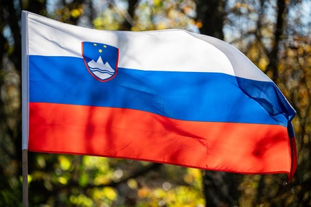 Slovenska zastava, foto: Uroš Novina
