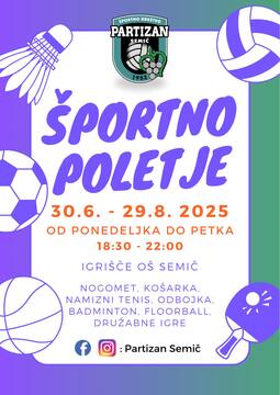 Športno poletje v Semiču