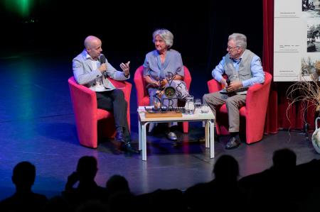 Tomaž Simetinger, Zofka Gril Mirtič, Hans Jaklitsch , foto: Uroš Novina 