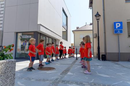 Mini maturanti na obisku pri županji