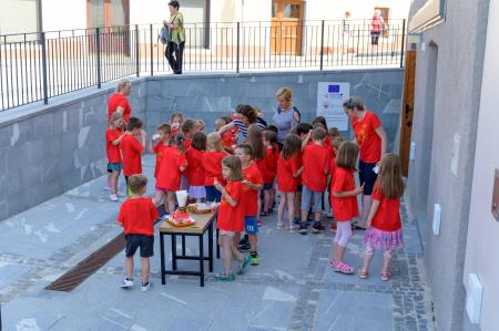 Mini maturanti na obisku pri županji