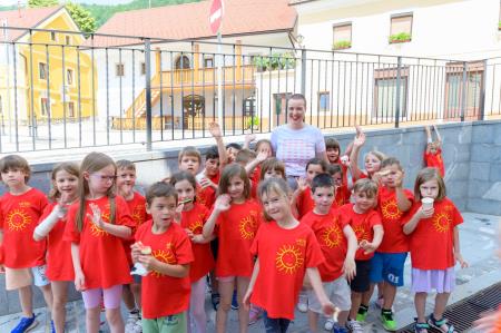 Mini maturanti na obisku pri županji