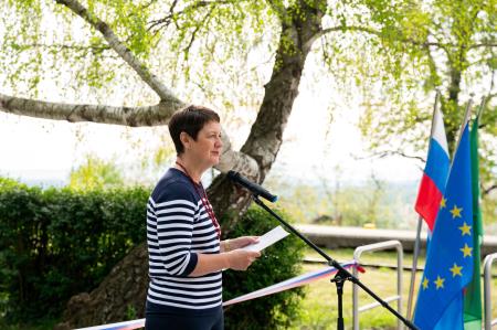 Otvoritev postaje na železniški postaji