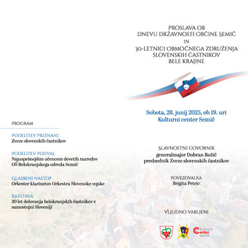 Vabilo - proslava ob dnevu državnosti 2