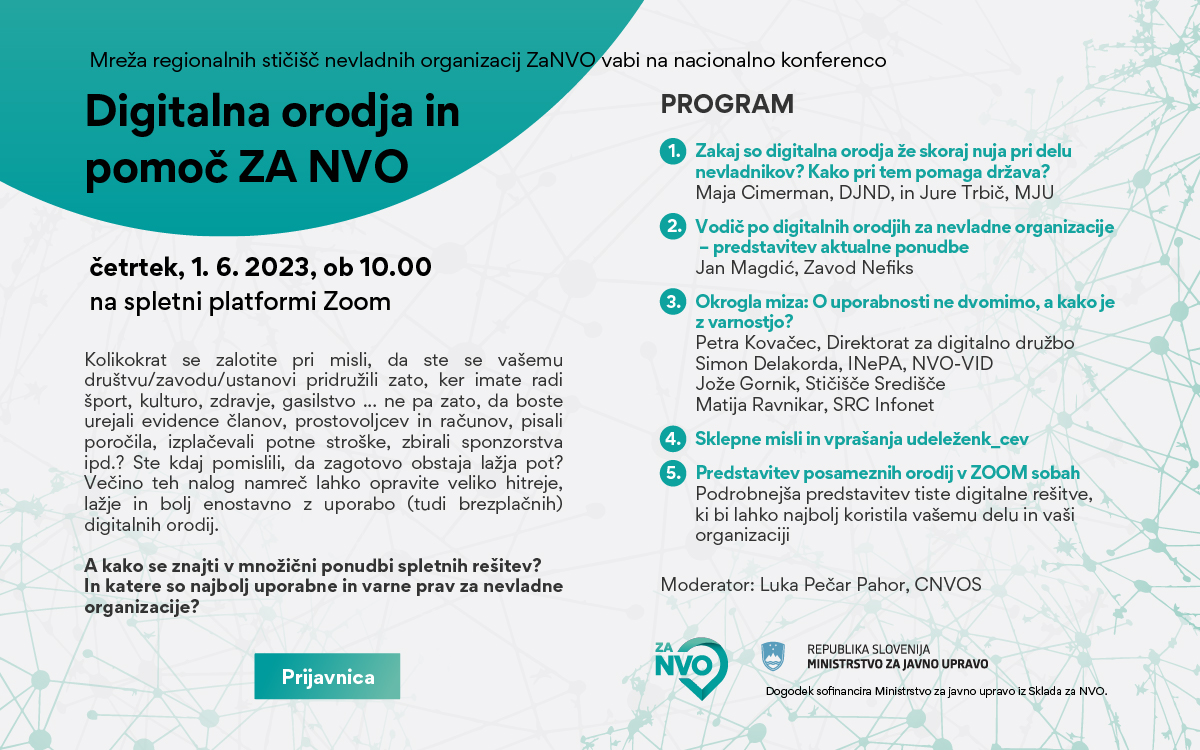 Vabilo - konferenca ZA NVO